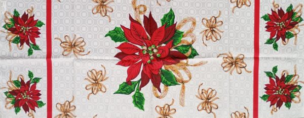 Navideño mantel moños